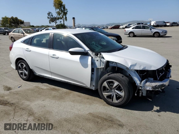 2020 Honda Civic LX z VIN 2HGFC2F6XLH578357, wystawiony jako Copart lot #53574395 z przebiegiem 31 041 mil mil oraz Szkoda całkowita • Salvage title. Historia ofert i sprzedaży dostępna na DreamBid. Obrazek 4.