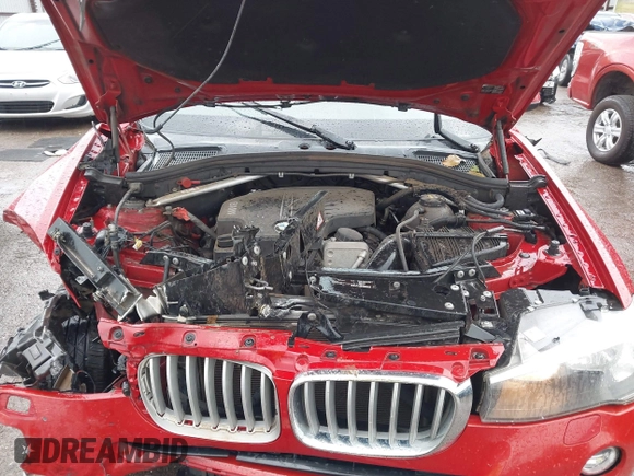2015 BMW X3 xDrive28i with VIN 5UXWX9C53F0D53537, listed as a IAAI auction lot 41958100 with 165,866 mi miles. Bid and sale history available at carsss.com. Image 10.