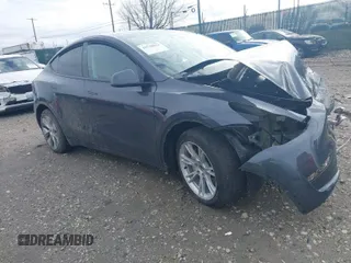 2023 Tesla Model Y Long Range with VIN 7SAYGDEE6PF824173, listed as a IAAI auction lot 41728613 with Not Provided miles and . Bid and sale history available at DreamBid. Image 1.