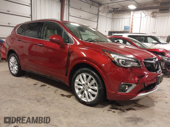 2019 Buick Envision Premium with VIN LRBFX3SX2KD145505, listed as a IAAI auction lot 41293870 with 80,130 mi miles and . Bid and sale history available at DreamBid. Image 1.