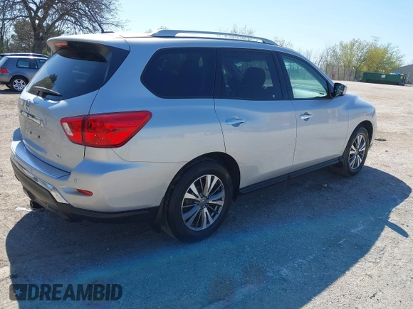2017 Nissan Pathfinder S with VIN 5N1DR2MN5HC683800, listed as a IAAI auction lot 42228769 with 44,029 mi miles and . Bid and sale history available at DreamBid. Image 4.
