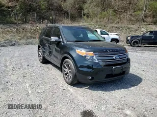2015 Ford Explorer XLT with VIN 1FM5K8D84FGA30743, listed as a Copart auction lot 53464025 with 77,959 mi miles and Salvage Title. Bid and sale history available at carsss.com. Image 14.