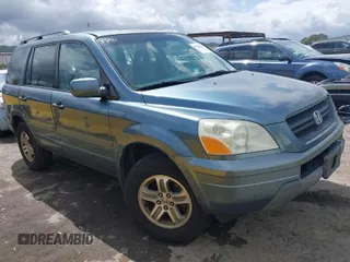 2005 Honda Pilot EX-L with VIN 2HKYF18505H527229, listed as a IAAI auction lot 41946751 with 190,455 mi miles. Bid and sale history available at carsss.com. Image 1.