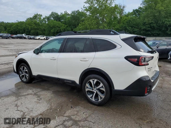 2021 Subaru Outback Limited with VIN 4S4BTANC3M3195312, listed as a Copart auction lot 60241815 with 66,507 mi miles and Salvage title. Bid and sale history available at DreamBid. Image 2.