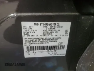 2019 Ford Edge SEL with VIN 2FMPK3J94KBB95072, listed as a Copart auction lot 56213785 with 81,410 mi miles and Salvage title. Bid and sale history available at DreamBid. Image 13.