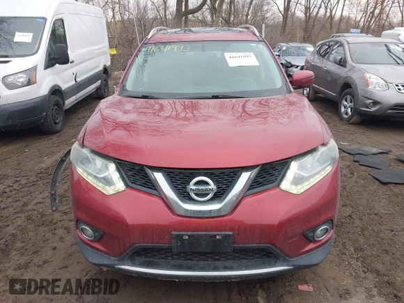 2016 Nissan Rogue SV with VIN 5N1AT2MV0GC783337, listed as a IAAI auction lot 41641993 with 136,084 mi miles and . Bid and sale history available at DreamBid. Image 12.