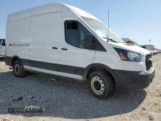 2021 Ford Transit Cargo with VIN 1FTBR1X8XMKA57008, listed as a Copart auction lot 57188105 with 61,993 mi miles and Clean title. Bid and sale history available at DreamBid. Image 4.