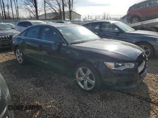 2012 Audi A6 3.0T Premium Plus with VIN WAUBGAFC3CN007279, listed as a Copart auction lot 50125415 with 126,408 mi miles and Salvage Title. Bid and sale history available at carsss.com. Image 4.