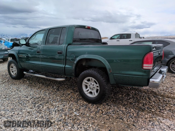 2001 Dodge Dakota Sport with VIN 1B7HG2AN71S340563, listed as a Copart auction lot 50101085 with 222,331 mi miles and Salvage Title. Bid and sale history available at carsss.com. Image 2.