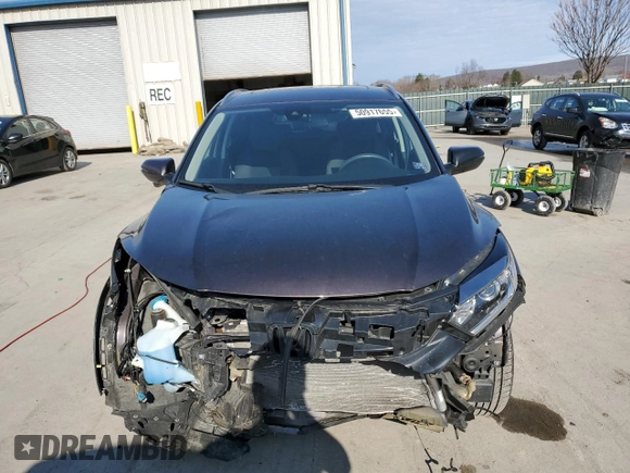 2021 Honda HR-V EX with VIN 3CZRU6H54MM726200, listed as a Copart auction lot 50917655 with 35,893 mi miles and Salvage Title. Bid and sale history available at carsss.com. Image 5.