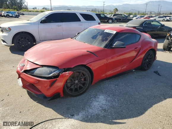 2023 Toyota GR Supra 3.0 with VIN WZ1DB0G04PW055139, listed as a Copart auction lot 61409954 with 14,025 mi miles and Clean Title. Bid and sale history available at carsss.com. Image 1.
