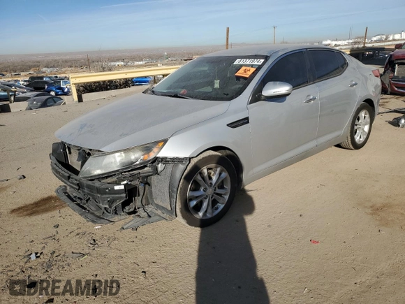 2013 Kia Optima EX with VIN 5XXGN4A77DG172176, listed as a Copart auction lot 81371974 with 111,988 mi miles and Salvage Title. Bid and sale history available at carsss.com. Image 1.
