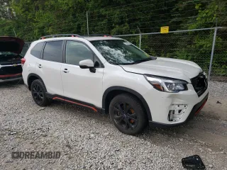 2020 Subaru Forester Special Sports with VIN JF2SKARC0LH608811, listed as a Copart auction lot 61369395 with 58,326 mi miles and Salvage title. Bid and sale history available at DreamBid. Image 4.