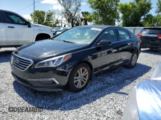 2015 Hyundai Sonata SE z VIN 5NPE24AF4FH058487, wystawiony jako Copart lot #61132195 z przebiegiem 156 931 mil mil oraz Czysty tytuł • Clean title. Historia ofert i sprzedaży dostępna na DreamBid. Obrazek 1.