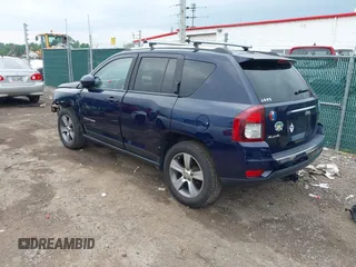 2017 Jeep Compass High Altitude with VIN 1C4NJDEB9HD110568, listed as a IAAI auction lot 42438438 with 114,088 mi miles and . Bid and sale history available at DreamBid. Image 3.
