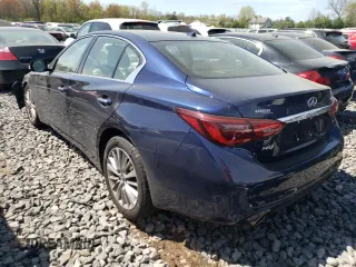 2022 Infiniti Q50 Luxe with VIN JN1EV7BR8NM340026, listed as a Copart auction lot 54059805 with 37,977 mi miles and Salvage title. Bid and sale history available at DreamBid. Image 2.