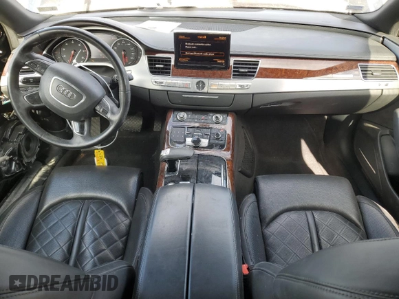 2013 Audi A8 3.0L z VIN WAUAGAFD3DN001326, wystawiony jako Copart lot #88724985 z przebiegiem 89 859 mil mil oraz Szkoda całkowita • Salvage title. Historia ofert i sprzedaży dostępna na DreamBid. Obrazek 8.