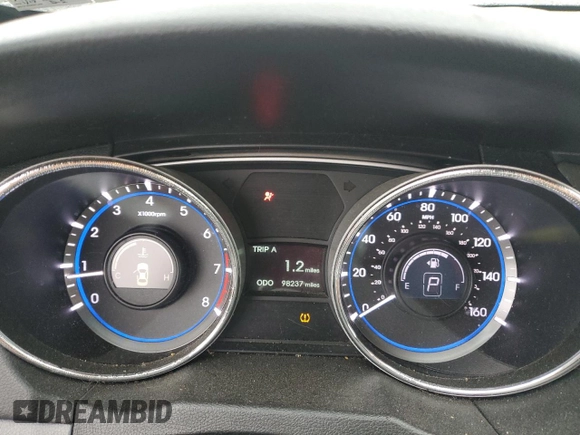 2013 Hyundai Sonata GLS with VIN 5NPEB4AC3DH779631, listed as a Copart auction lot 54946595 with 98,237 mi miles and Salvage Title. Bid and sale history available at carsss.com. Image 9.
