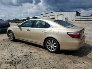 2007 Lexus LS 460 with VIN JTHBL46F775047802, listed as a Copart auction lot 56669525 with 181,584 mi miles and Salvage title. Bid and sale history available at DreamBid. Image 2.