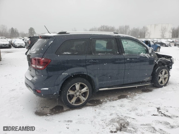 2017 Dodge Journey Crossroad with VIN 3C4PDDGG2HT644384, listed as a Copart auction lot 85057504 with NaN miles and Salvage Title. Bid and sale history available at carsss.com. Image 3.