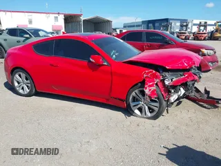 2010 Hyundai Genesis Coupe Grand Touring with VIN KMHHU6KHXAU007797, listed as a IAAI auction lot 42589215 with 101,187 mi miles and . Bid and sale history available at DreamBid. Image 1.