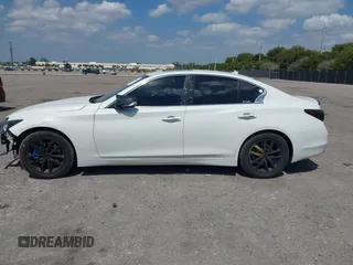2014 Infiniti Q50 with VIN JN1BV7AP2EM671929, listed as a IAAI auction lot 41794659 with 77,930 mi miles. Bid and sale history available at carsss.com. Image 15.