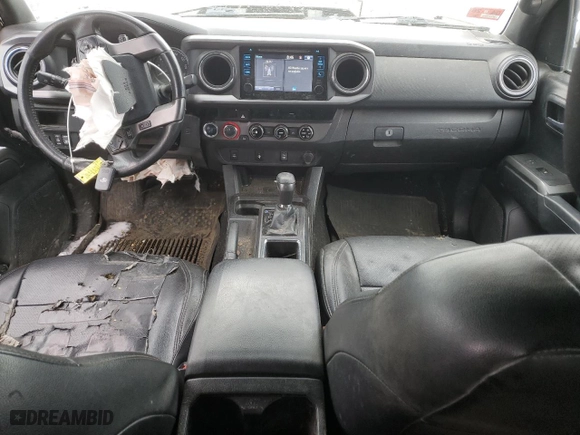2017 Toyota Tacoma SR5 with VIN 3TMDZ5BN0HM022733, listed as a Copart auction lot 47555055 with 133,680 mi miles and Salvage Title. Bid and sale history available at carsss.com. Image 8.