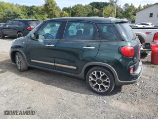 2014 FIAT 500L Trekking with VIN ZFBCFADH0EZ023382, listed as a Copart auction lot 70666344 with 126,097 mi miles and Salvage Title. Bid and sale history available at carsss.com. Image 2.