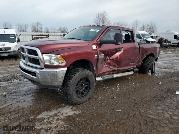 2018 Ram 2500 Tradesman with VIN 3C6UR5CL4JG106532, listed as a Copart auction lot 42197935 with 377,426 mi miles and Salvage Title. Bid and sale history available at carsss.com. Image 1.