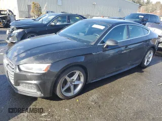 2018 Audi A5 Sportback Premium Plus with VIN WAUENCF55JA007708, listed as a Copart auction lot 44364055 with 89,119 mi miles and Salvage Title. Bid and sale history available at carsss.com. Image 1.