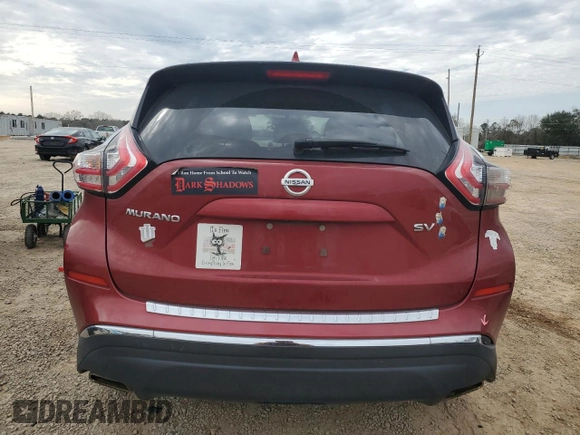 2018 Nissan Murano SV with VIN 5N1AZ2MG4JN187241, listed as a Copart auction lot 45684885 with 91,312 mi miles and Salvage Title. Bid and sale history available at carsss.com. Image 6.