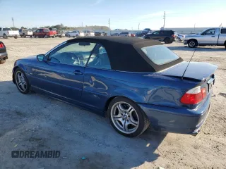 2002 BMW 3 Series 330Ci with VIN WBABS53482JU89630, listed as a Copart auction lot 42988575 with 184,467 mi miles and Salvage Title. Bid and sale history available at carsss.com. Image 2.