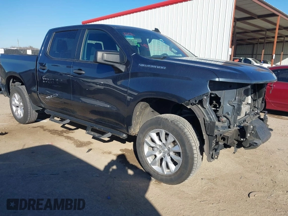 2021 Chevrolet Silverado 1500 Custom with VIN 1GCPWBEK8MZ240806, listed as a IAAI auction lot 41427728 with 80,164 mi miles and . Bid and sale history available at DreamBid. Image 1.
