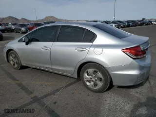 2014 Honda Civic Sedan LX with VIN 19XFB2F59EE024511, listed as a Copart auction lot 51936785 with 164,380 mi miles and Salvage Title. Bid and sale history available at carsss.com. Image 2.