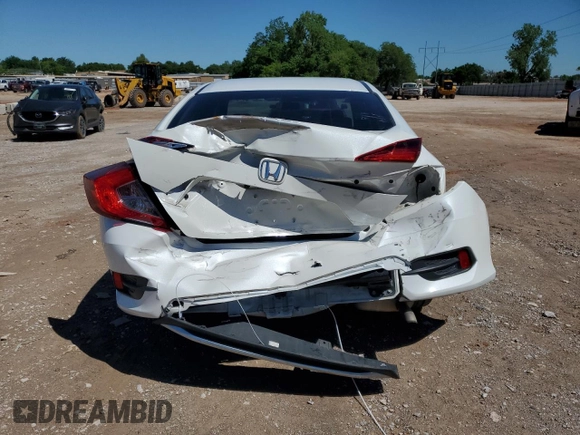 2020 Honda Civic LX z VIN 19XFC2F6XLE027341, wystawiony jako Copart lot #51905915 z przebiegiem 28 600 mil mil oraz Szkoda całkowita • Salvage title. Historia ofert i sprzedaży dostępna na DreamBid. Obrazek 6.
