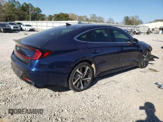 2021 Hyundai Sonata SEL Plus with VIN 5NPEJ4J27MH133132, listed as a Copart auction lot 50232035 with 88,306 mi miles and Salvage Title. Bid and sale history available at DreamBid. Image 3.
