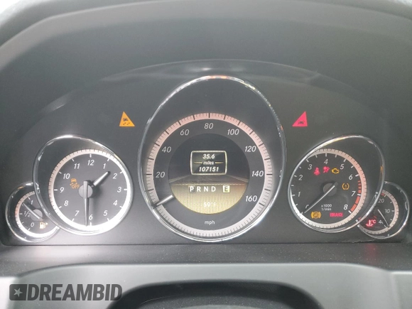 2012 Mercedes-Benz E 350 with VIN WDDKJ5KB3CF164397, listed as a Copart auction lot 63766524 with 107,151 mi miles and Salvage Title. Bid and sale history available at DreamBid. Image 9.