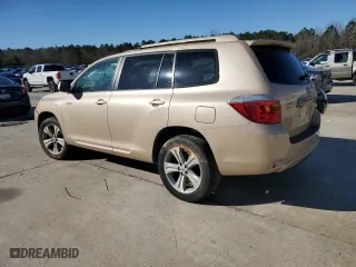 2008 Toyota Highlander Sport with VIN JTEDS43A882014506, listed as a Copart auction lot 89075615 with 0 mi miles and Salvage Title. Bid and sale history available at carsss.com. Image 2.