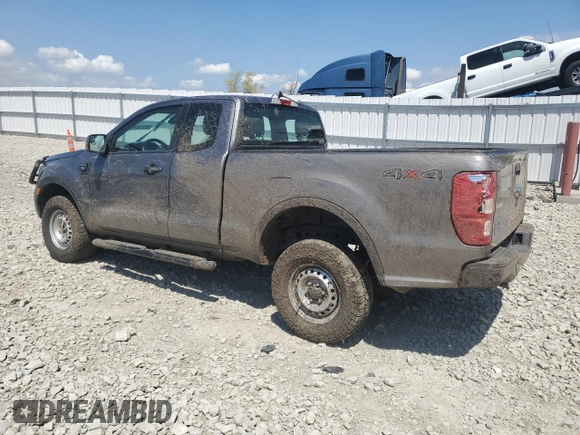 2021 Ford Ranger XL with VIN 1FTER1FH6MLD36691, listed as a Copart auction lot 56917975 with Not provided miles and Salvage title. Bid and sale history available at DreamBid. Image 2.