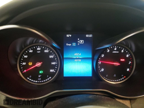 2019 Mercedes-Benz C 300 with VIN 55SWF8EB3KU291873, listed as a Copart auction lot 66107855 with 93,778 mi miles and Salvage title. Bid and sale history available at DreamBid. Image 9.