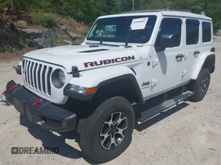 2021 Jeep Wrangler Unlimited Rubicon with VIN 1C4HJXFG5MW586842, listed as a IAAI auction lot 42186683 with 76,450 mi miles and . Bid and sale history available at DreamBid. Image 17.