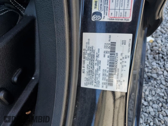 2012 Ford Fusion SEL with VIN 3FAHP0JG5CR272564, listed as a Copart auction lot 46808055 with 172,794 mi miles and Clean title. Bid and sale history available at DreamBid. Image 12.