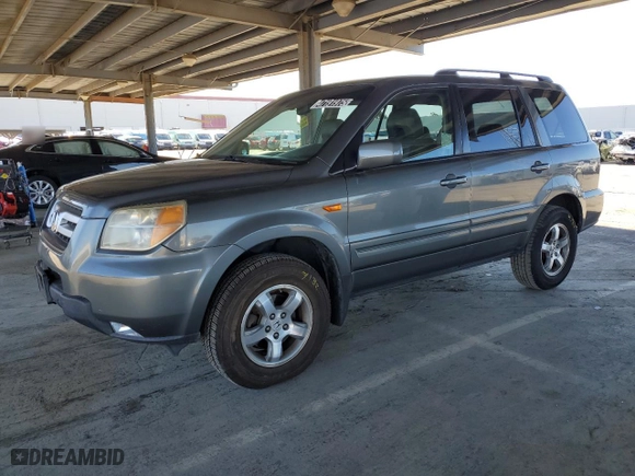 2007 Honda Pilot EX-L with VIN 5FNYF28667B024000, listed as a Copart auction lot 47191975 with 195,841 mi miles and Clean Title. Bid and sale history available at carsss.com. Image 1.