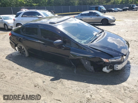 2015 Honda Civic EX z VIN 19XFB2F85FE233109, wystawiony jako Copart lot #56848625 z przebiegiem 127 896 mil mil oraz Szkoda całkowita • Salvage title. Historia ofert i sprzedaży dostępna na DreamBid. Obrazek 4.