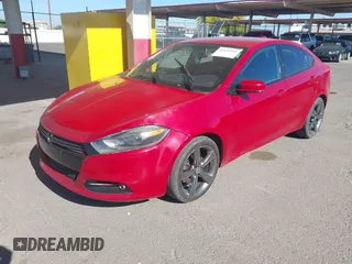 2014 Dodge Dart GT with VIN 1C3CDFEB7ED906214, listed as a IAAI auction lot 42131922 with 96,478 mi miles. Bid and sale history available at carsss.com. Image 2.