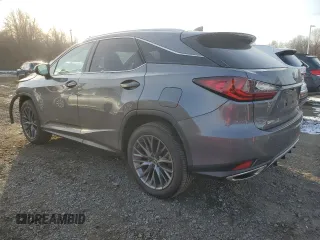 2022 Lexus RX 350 F Sport with VIN 2T2SZMDA3NC318017, listed as a Copart auction lot 86857654 with 54,131 mi miles and Salvage title. Bid and sale history available at DreamBid. Image 2.