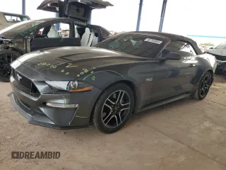 2019 Ford Mustang GT Premium with VIN 1FATP8FFXK5182949, listed as a Copart auction lot 82708804 with 90,768 mi miles and Salvage Title. Bid and sale history available at carsss.com. Image 1.