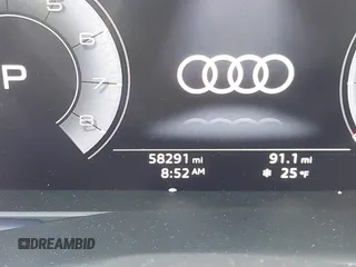 2020 Audi Q7 Premium with VIN WA1AJAF74LD009951, listed as a IAAI auction lot 41418433 with 58,291 mi miles. Bid and sale history available at carsss.com. Image 16.
