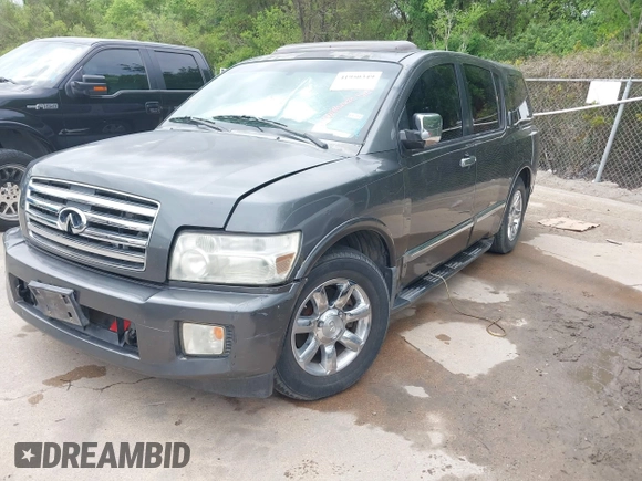2004 Infiniti QX56 with VIN 5N3AA08A84N803276, listed as a IAAI auction lot 41950349 with 1 mi miles. Bid and sale history available at carsss.com. Image 2.