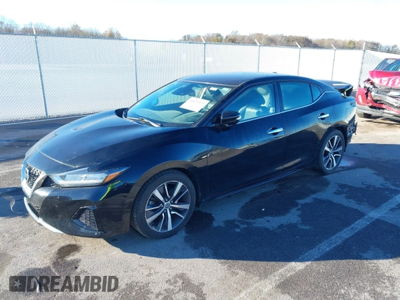 2020 Nissan Maxima SV with VIN 1N4AA6CV0LC371891, listed as a IAAI auction lot 40829323 with 90,339 mi miles. Bid and sale history available at carsss.com. Image 18.
